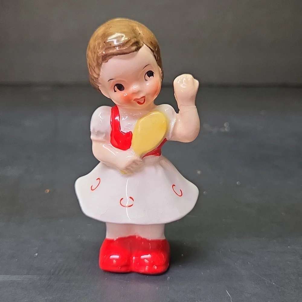 VTG‎ JAPAN UCAGCO 1950s Ceramic Figurine Girls